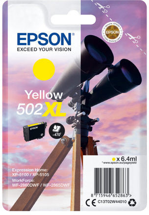Epson Tintenpatrone 502XL, Gelb, 6,4 ml