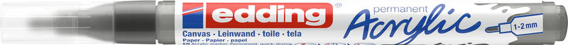 Edding Permanentmarker für Acrylbilder, Leinwand und Holz – Anthrazit