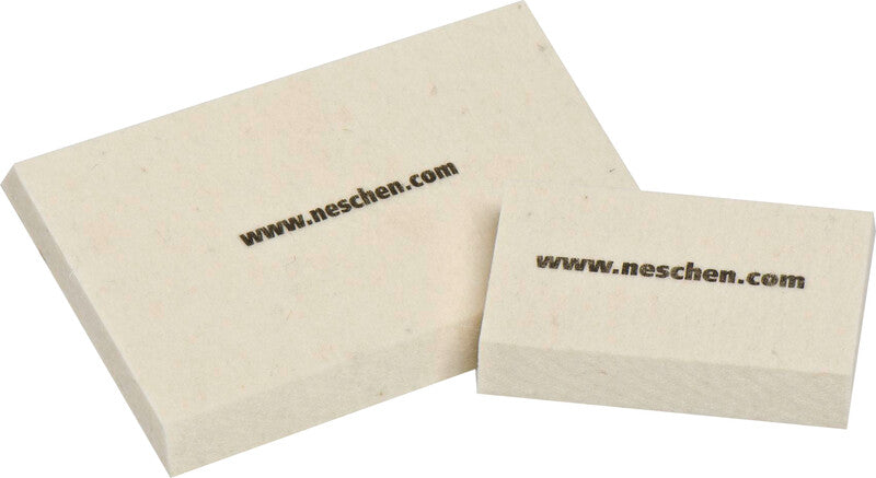 Neschen Filzrakel – 130 × 70 × 8 mm – für Selbstklebefolien – Filz, Beige – 1 Stück