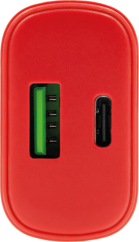 EXC Ladegerät – 20 W, 1× USB-C + 1× USB-A