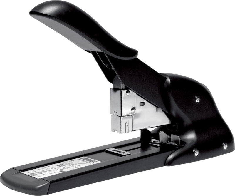 Rapid HD110 – Blockhefter, für 9/8, 9/10, 9/12 usw., verstellbarer Papieranschlag, Einlegetiefe 66 mm