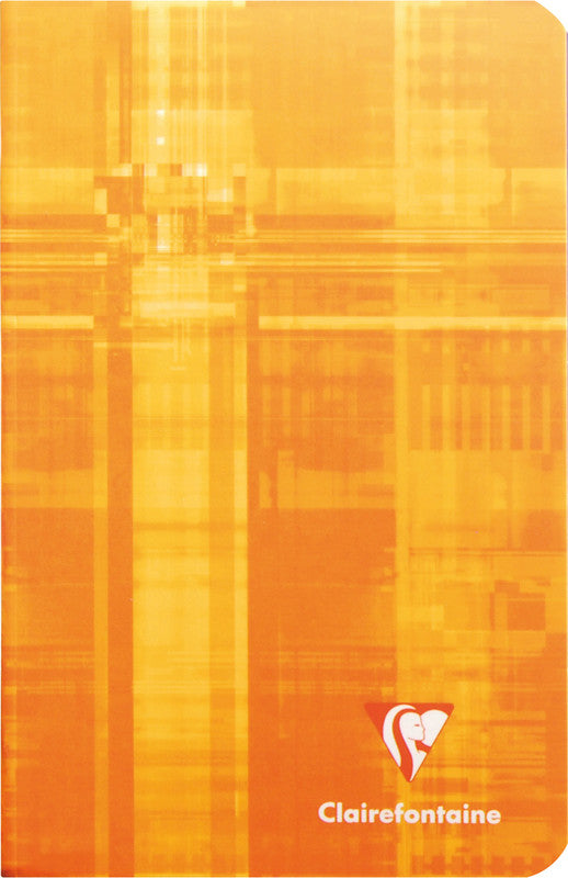 Clairefontaine Notizheft, 110 × 170 mm, kariert, Klammerheftung, Karton, 48 Blatt, 90 g/m² – sortiert