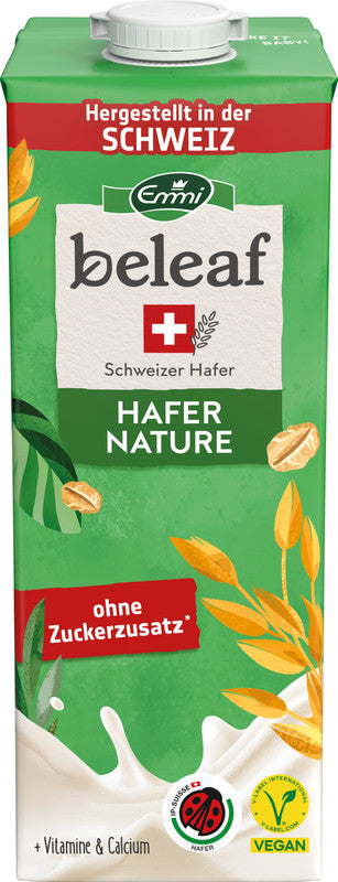 Beleaf Haferdrink UHT, ungesüsst – 1 l