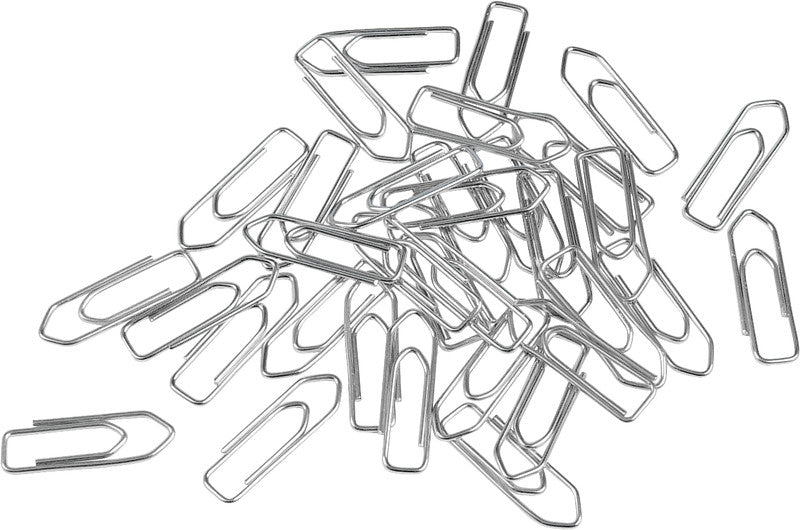 Connect Büroklammern – 43 mm – Metall – Silber – 100 Stück