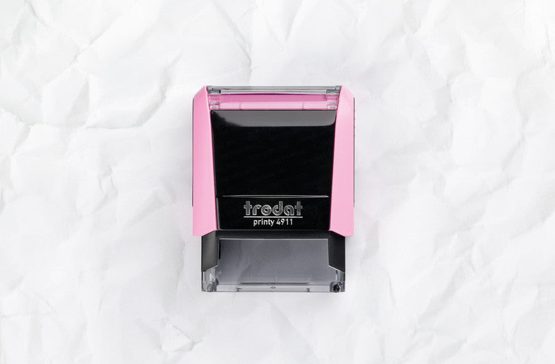 Trodat Motivstempel Printy 4911 – Text zum Selbersetzen, selbstfärbend, 38 × 14 mm