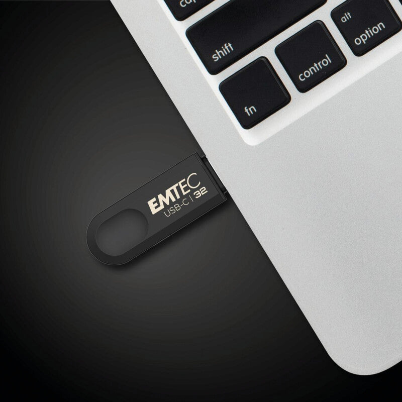 Emtec C280 USB-Stick – 64 GB, USB 3.2, drehbarer Verschluss