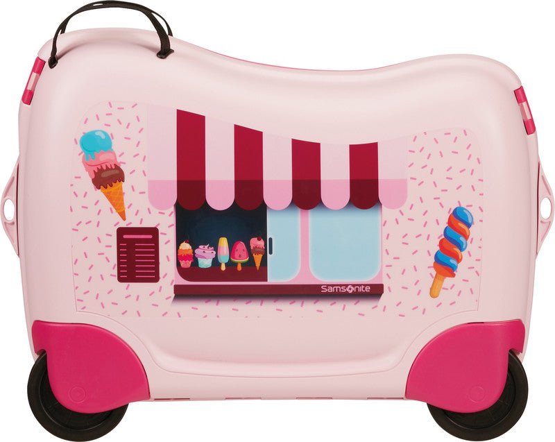 Samsonite Ride-on-Kindertrolley Handgepäck – 30 l, Hartschale, 4 Rollen, Ice Cream Van, 52 × 38 × 21 cm