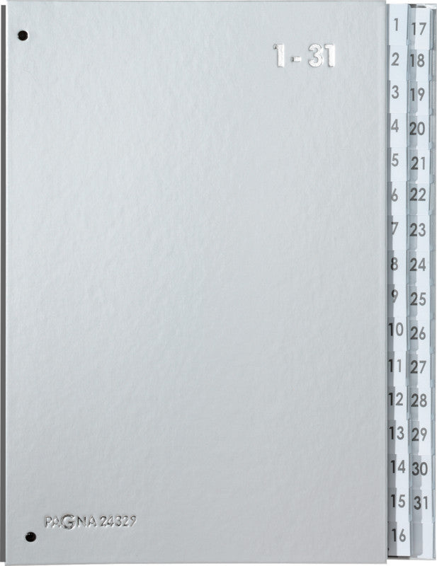 Pagna Sammelmappe für A4, Karton, Silber