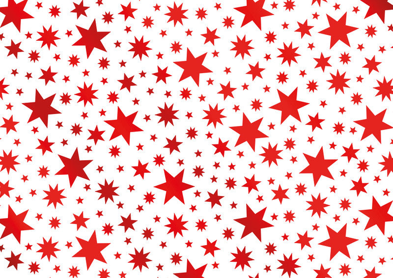 Braun + Company Geschenkpapier – Beautiful Stars – aluminiumbedampftes Papier – 700 × 1500 mm