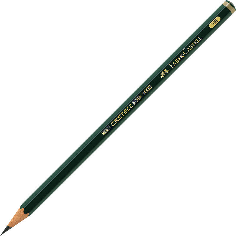Faber-Castell Castell 9000 Graphit-Set, 8B–HB, Metalletui – 6-teilig