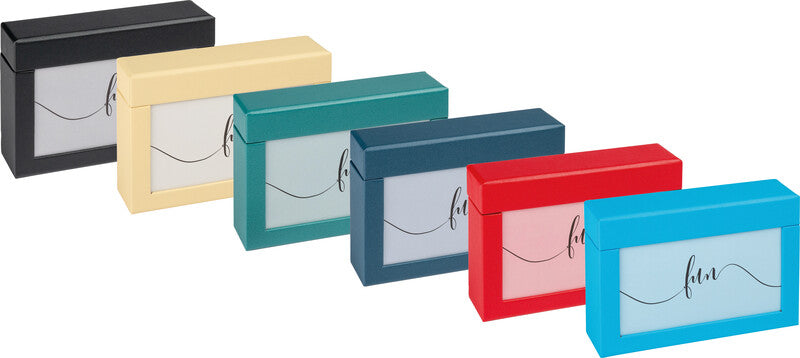 Walther Fotobox – Papier, Schwarz, 16,7 × 11,2 × 3,7 cm