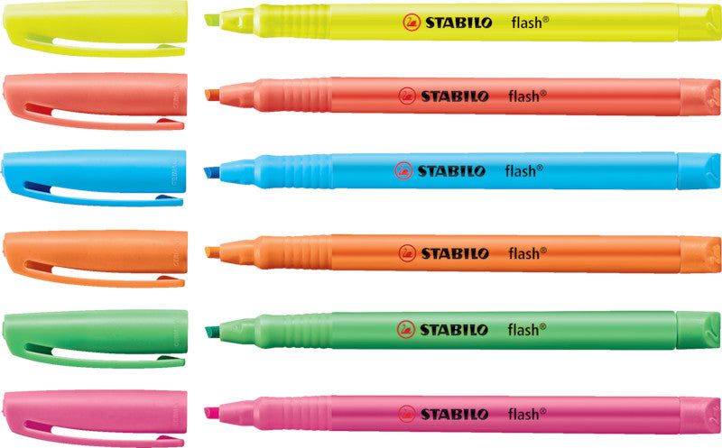 STABILO Textmarker Grün – Keilspitze, 1–4 mm