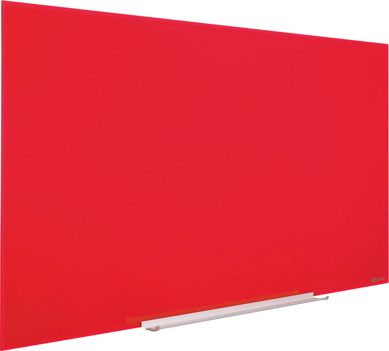 Nobo Whiteboard – 190 × 100 cm, Glas, magnetisch, Wandmontage, inkl. Marker, Magnete, Stifteablage