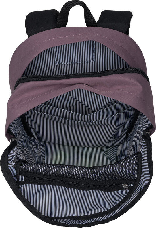 Beckmann Rucksack City – Pink Colorblock – 31,0 × 47,0 × 24,0 cm – aus recycelten PET-Flaschen (rPET)
