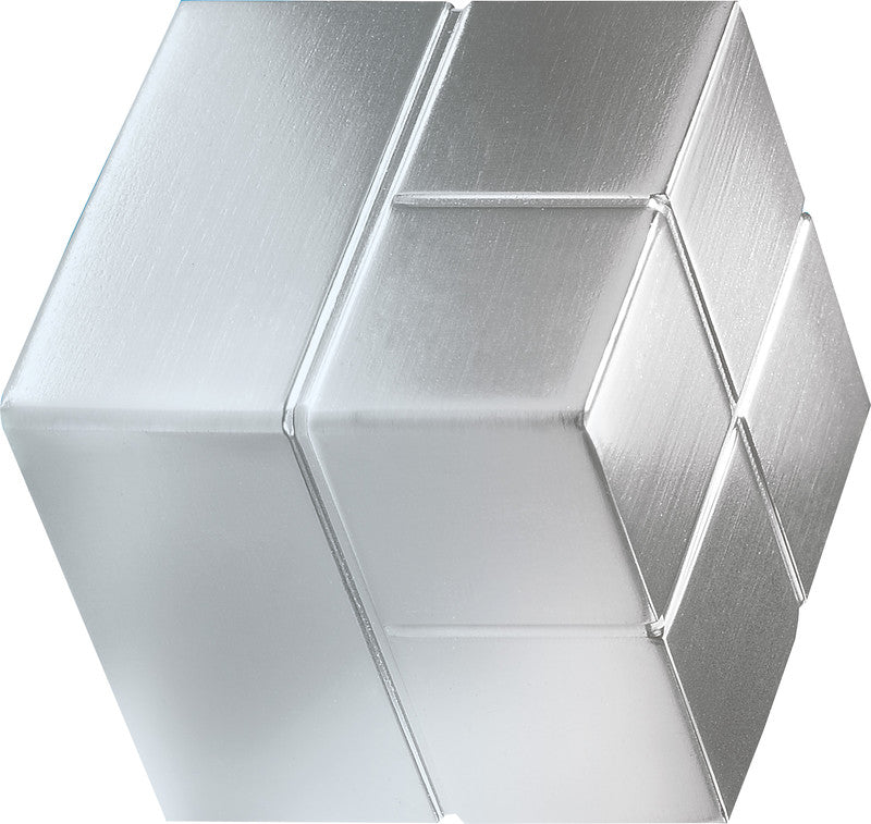 Sigel Magnetwürfel – Stahl, Silber, Cube Artverum SuperDym, 20 × 20 × 20 mm, 1 Stück