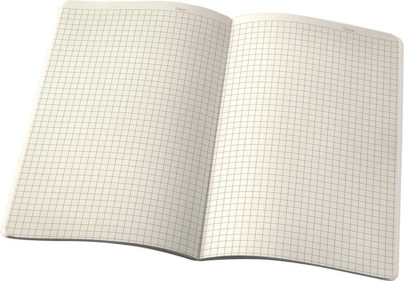 Sigel Notizheft, 135 × 210 mm, kariert, Fadenheftung, Softcover, 64 Seiten, 80 g/m² – schwarz