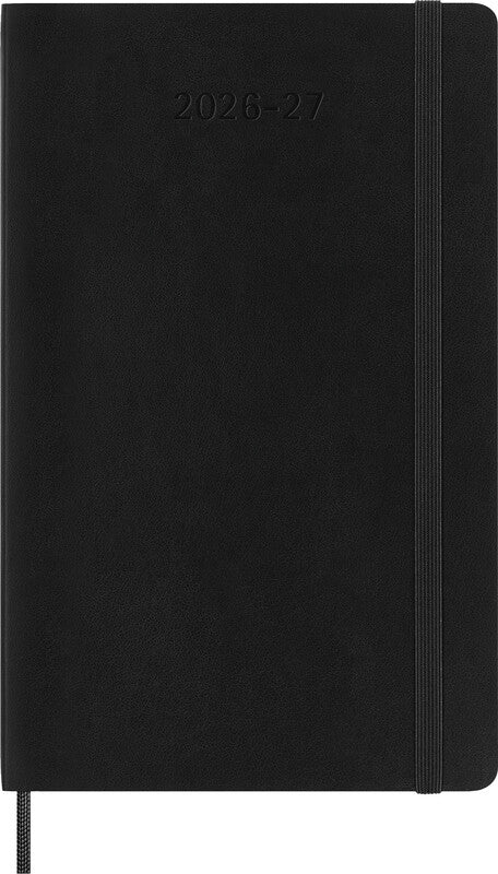 Moleskine Soft Cover Schüleragenda – 1 Woche/1 Seite, gebunden, 13 × 21 cm, 18 Monate Jul–Dez, 2026/2027, FSC