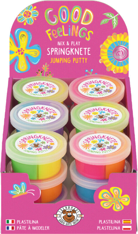Trendhaus Good Feelings Springknete – Ø 5,2 cm – 3-teilig – mehrfarbig – ab 3 Jahren