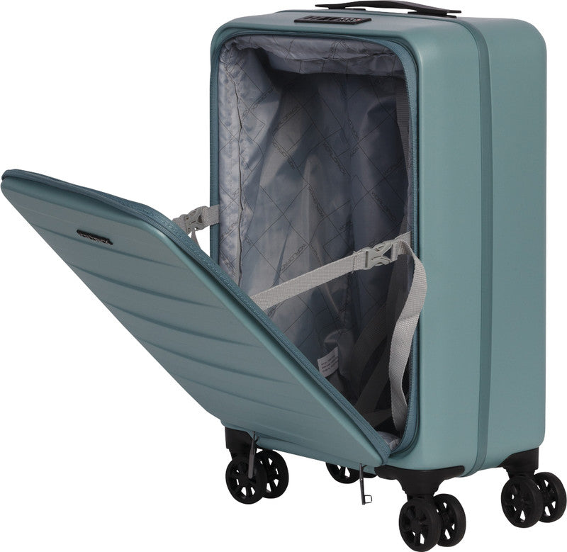 Worldpack Kofferset Seattle 3-teilig – Hartschale, 4 Doppelrollen, Graublau