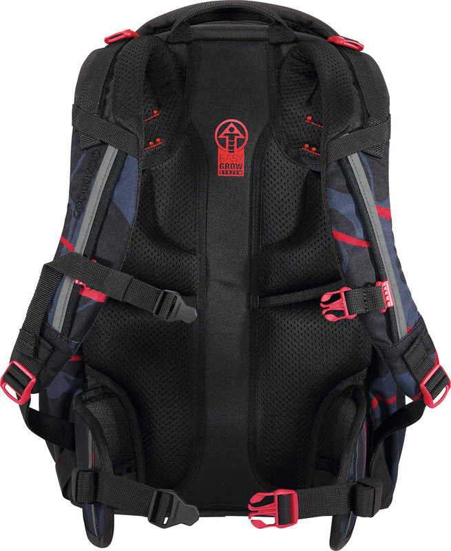 Coocazoo Rucksack Mate – Lava Lines – 30 l – B 30,0 × H 44,0 × T 23,0 cm – recycelte Materialien