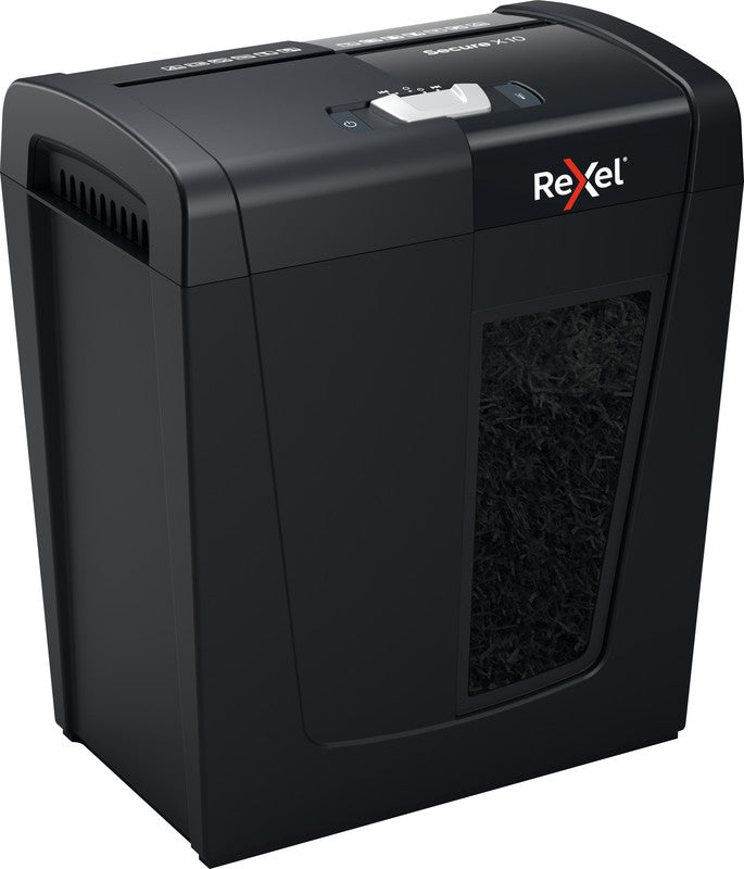 Rexel Aktenvernichter, DIN P-4, Partikelschnitt 4 × 40 mm, 10 Blatt, 18 l, A4