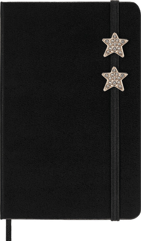 Moleskine Anhänger – Stern – Zinklegierung, Gold