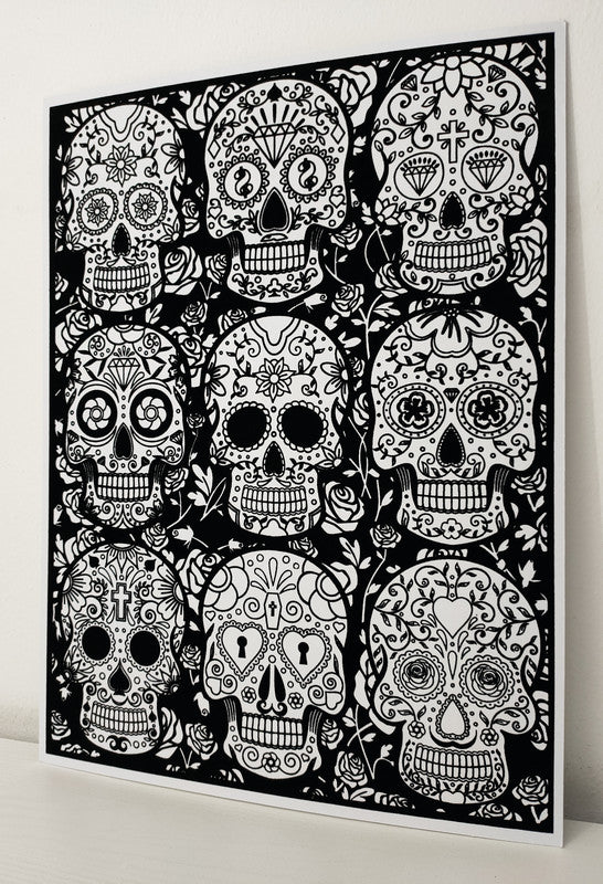 Tataruga Malkarton, Karton, 21 × 29,7 cm, schwarz