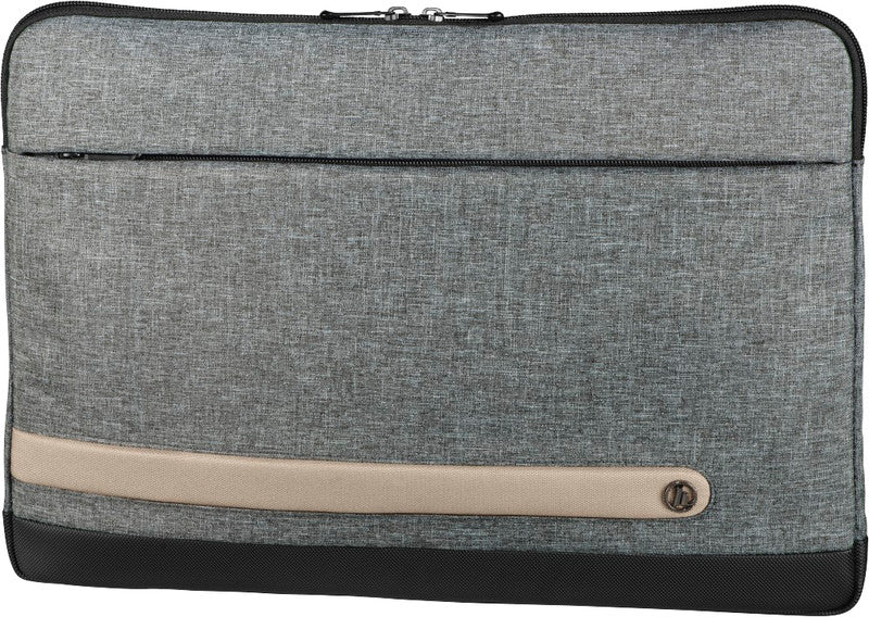 Hama Terra Notebook-Tasche – für Notebooks bis 13,3", 4 l, wasserabweisend, Polyester, grau