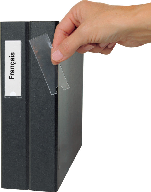 Djois Schuletiketten – 19 × 75 mm, 16 Stk, Folie (PP), permanent haftend, hochglänzend