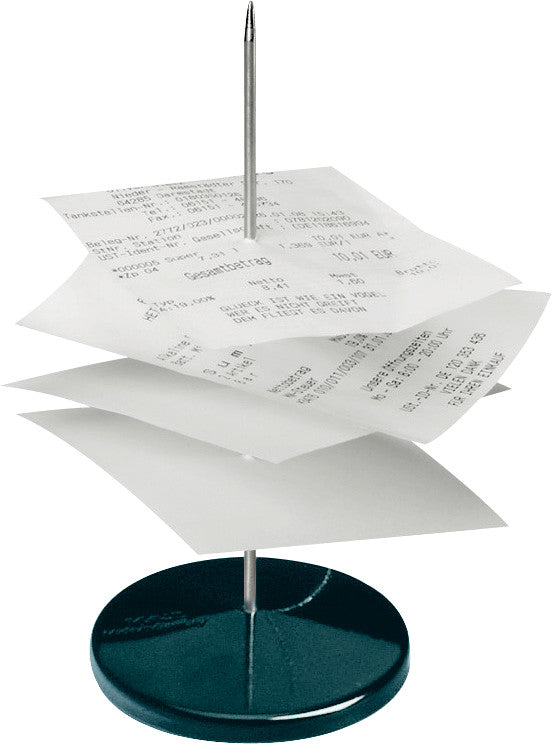 MAUL Zettelspiesser – Schwarz – 85 × 170 mm – Metall