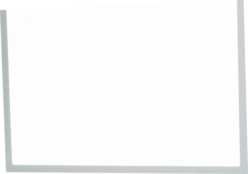 Q-connect Infotasche – 225 × 312 mm, grau, selbstklebend, für A4