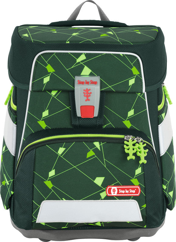 Step by Step Schulrucksack-Set Shine – 5-teilig – Dino Night Tyro
