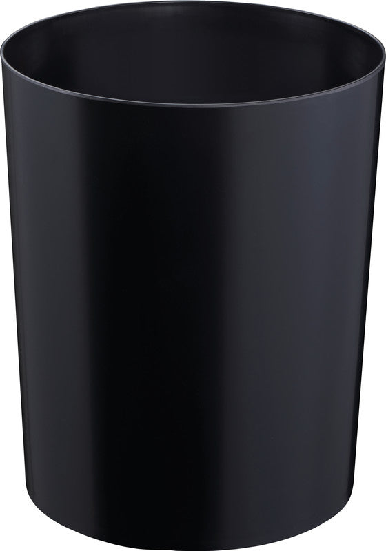 Zwingo Sicherheitspapierkorb – 20 l – Kunststoff, schwarz – TÜV – Ø 280 × H 340 mm