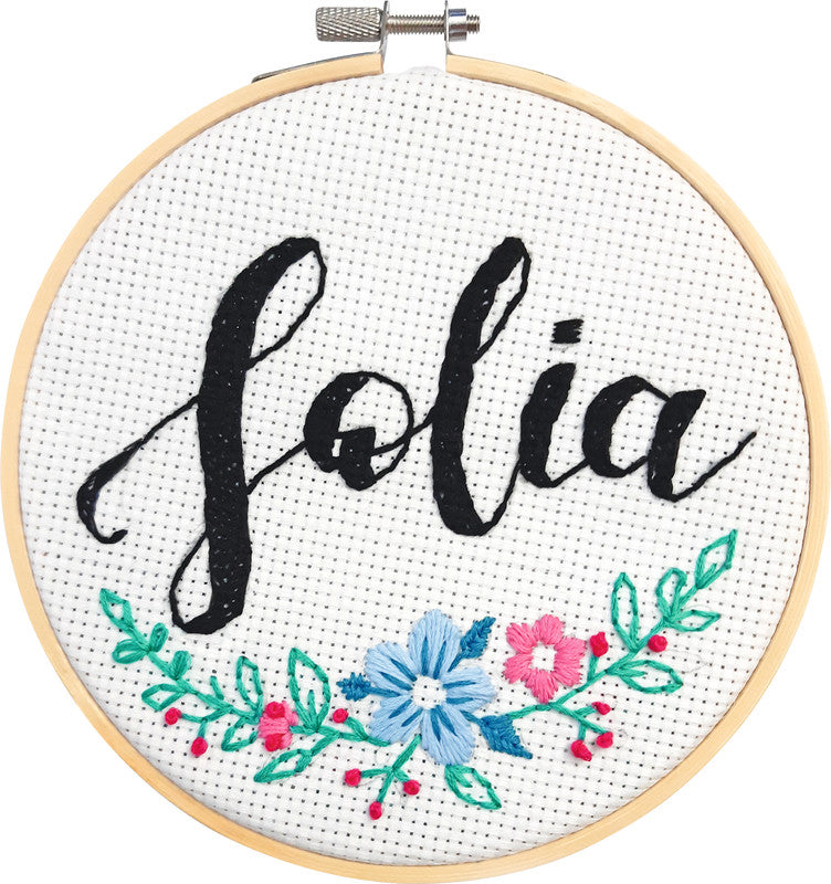 Folia Stickrahmen-Set 2er-Set, Bambus – Ø 10 cm & 15 cm – FSC-zertifiziert