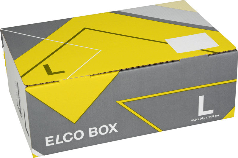 Elco Versandbox, grau – 400 × 260 × 145 mm