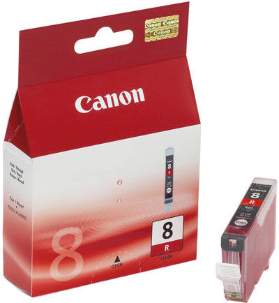 Canon Tintenpatrone CLI-8R, rot, 5'790 Seiten – für Tintenstrahldrucker und Multifunktionsgeräte