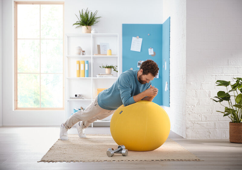 Leitz Sitzball Ergo Cosy Active – Ø 65 cm, warmes Gelb