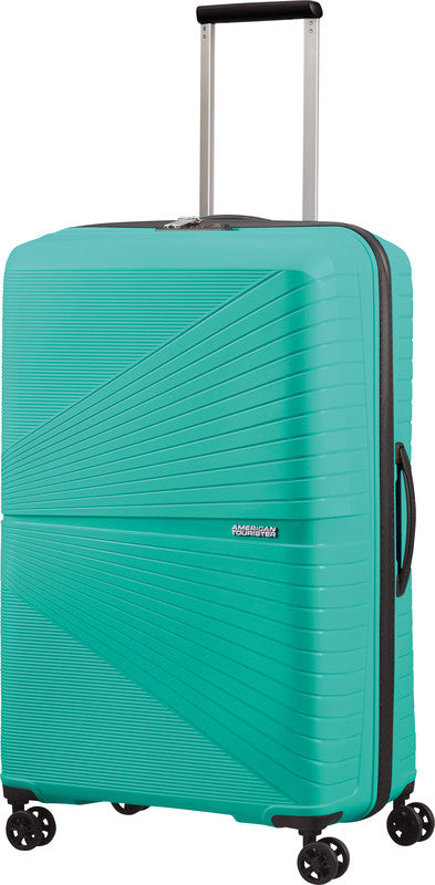 American Tourister Trolley Airconic – 101 l, Hartschale, 4 Doppelrollen, mit TSA, Aqua Grün, 49 × 77 × 31 cm