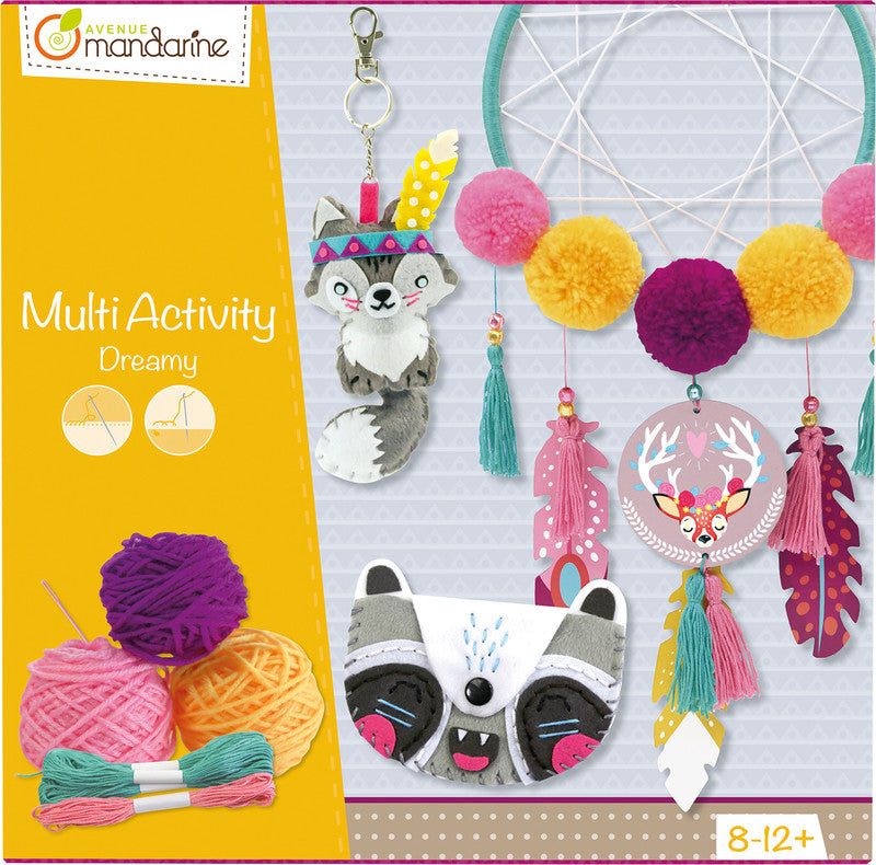 Avenue Mandarine – Bastelset Multi Activity Dreamy – 8–12 Jahre – 270 × 270 × 70 mm