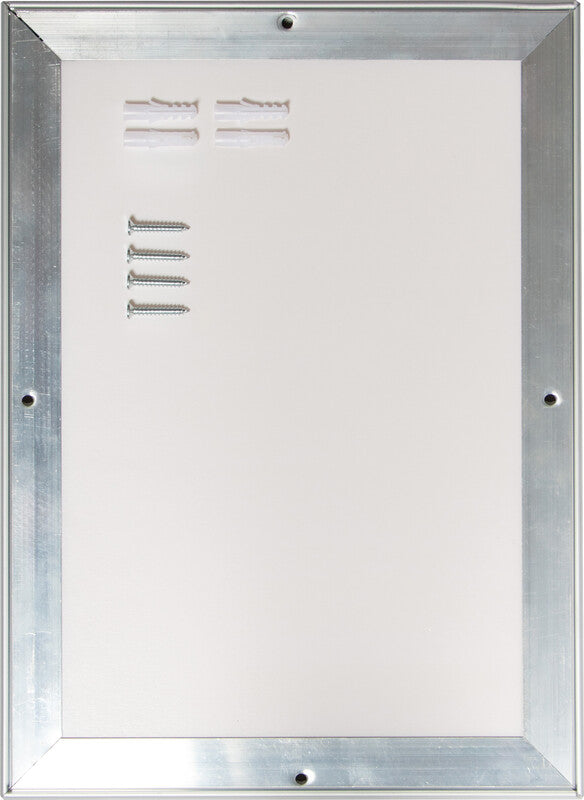 Q-CONNECT Plakatrahmen – A3 Hochformat, Silber, Metall, Rahmen 32 mm – 1 Stk