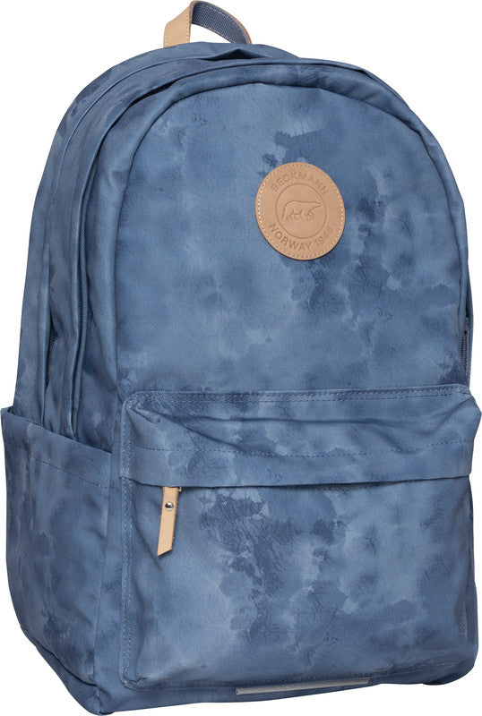 Beckmann Rucksack City – Organic Blue – blau – aus recycelten PET-Flaschen (rPET) – 31,0 × 47,0 × 24,0 cm