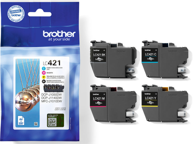 Brother Tintenpatronen-Multipack CMYK, 4er-Pack