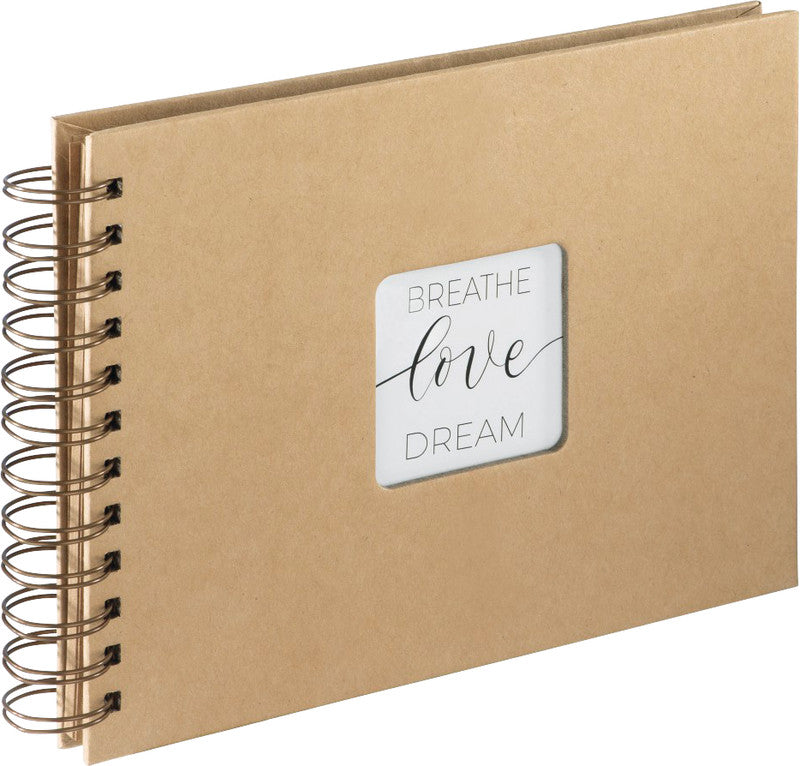 Hama Fotoalbum – Kraft, mit Spiralbindung, Papier, 240 × 170 mm