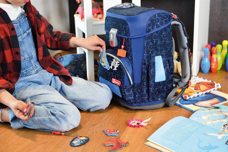 Step by Step Schulrucksack-Set Cloud – 5-teilig – Star Astronaut Cosmo – Recycelte Materialien