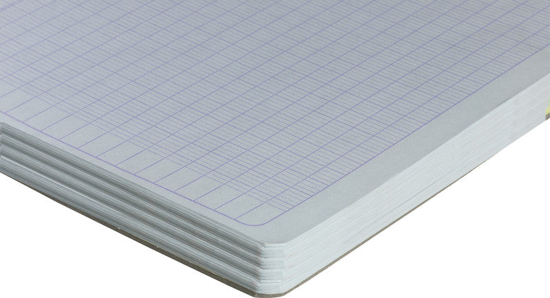 Clairefontaine Collegeblock, Karton, 80 Blatt, 4-fach gelocht, perforiert, 90 g/m² – farbig sortiert