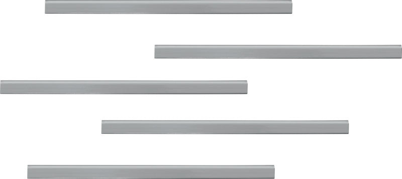 Durable Durafix Rail Magnetleiste – 297 × 17 mm, silber metallic, selbstklebend, wiederablösbar, 5er-Pack