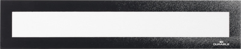 Durable DURAFRAME Magnetischer Top Magnetrahmen – 297 × 40 mm – Schwarz – 5er-Pack