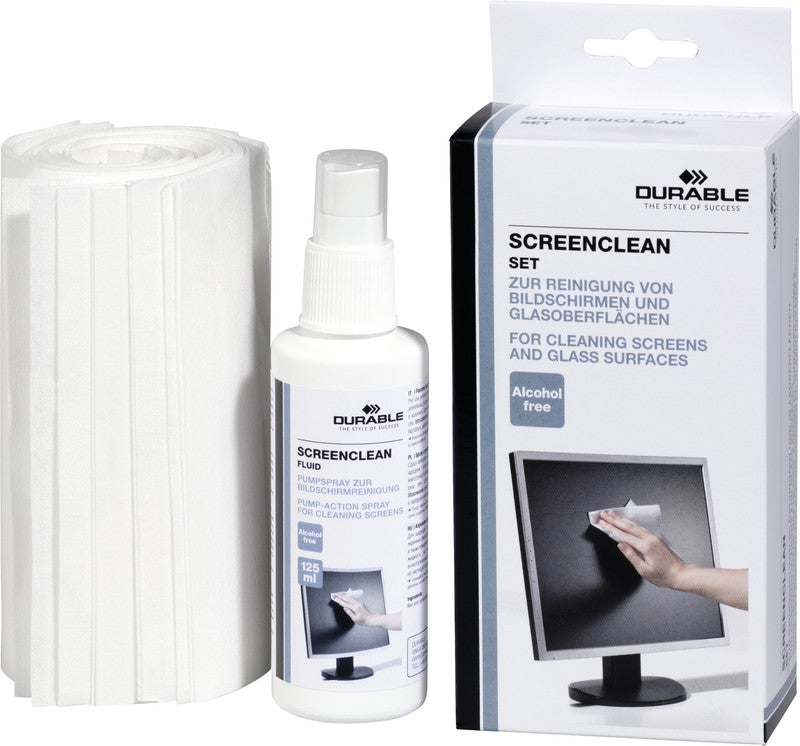 Durable Reinigungsset – 125 ml, für CRT- und TFT-Monitore