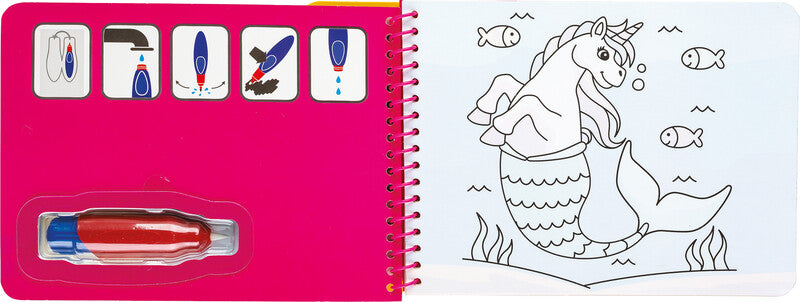 Centrum Malbuch Einhorn – 15 × 20 cm – 5 Seiten – Spiralbindung