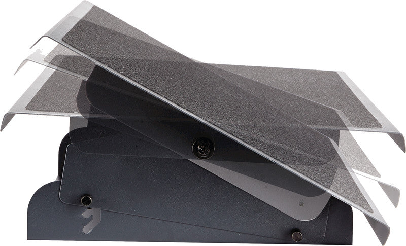 Fellowes Fussstütze Professional Series – 56 × 34,9 × 10,2 cm, Stahl, Schwarz